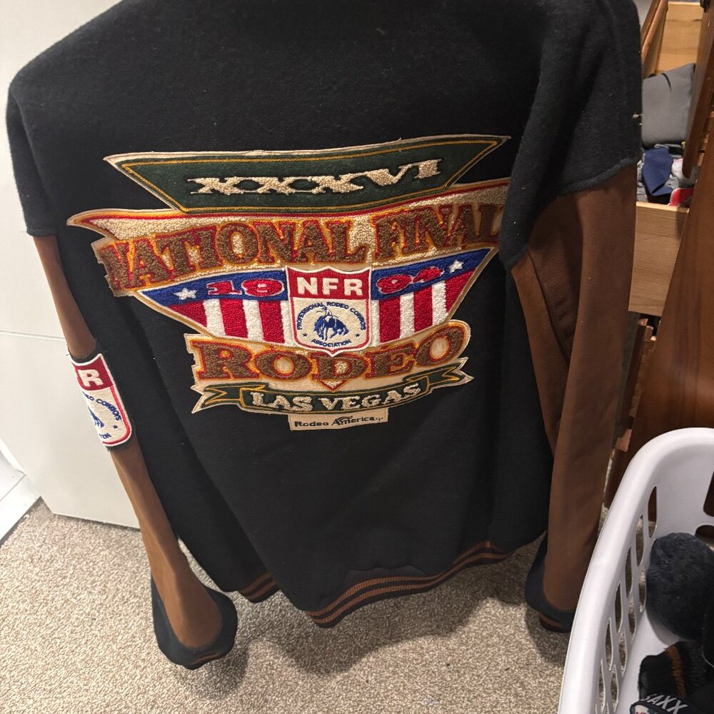 Vintage 1994 NFR Rodeo Contestant Jacket